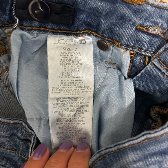 Girls Joe’s Jeans Denim Shorts - Picture 5 of 5